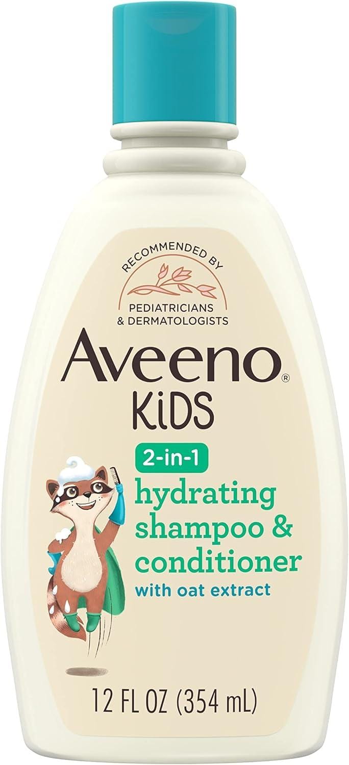 Aveeno Baby Kids 2'si 1 Arada Nemlendirici Şampuan ve Saç Kremi 354ML