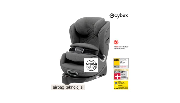 Cybex ADAC'lı Anoris T i-size Airbag li Bebek Çocuk Oto Koltuğu 9-21 kg